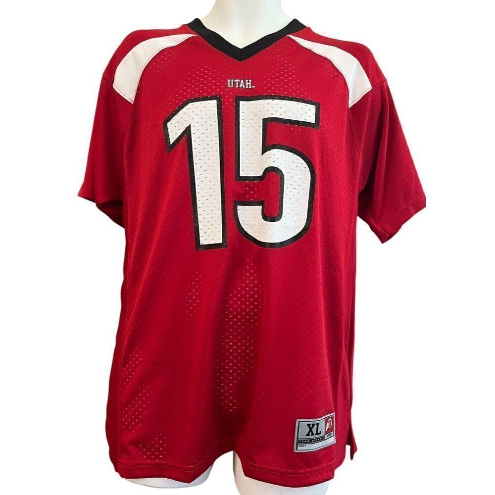 Youth XL Utah Utes #15 NCAA Football Jersey 18-20 University of Utah NWT